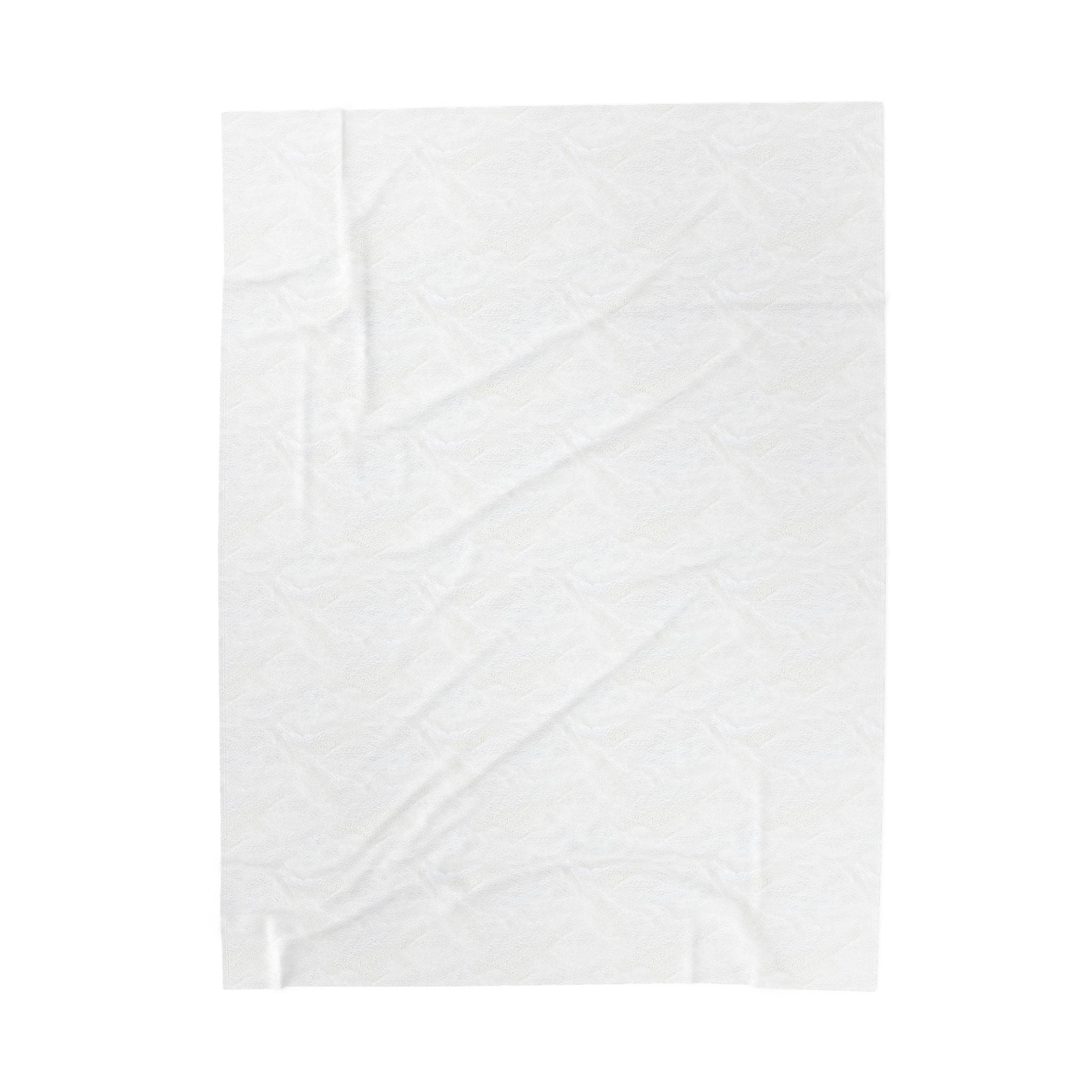 BoatersOnly Anchor Logo Velveteen Plush Blanket — Nautical Anchor Design, Established 2026