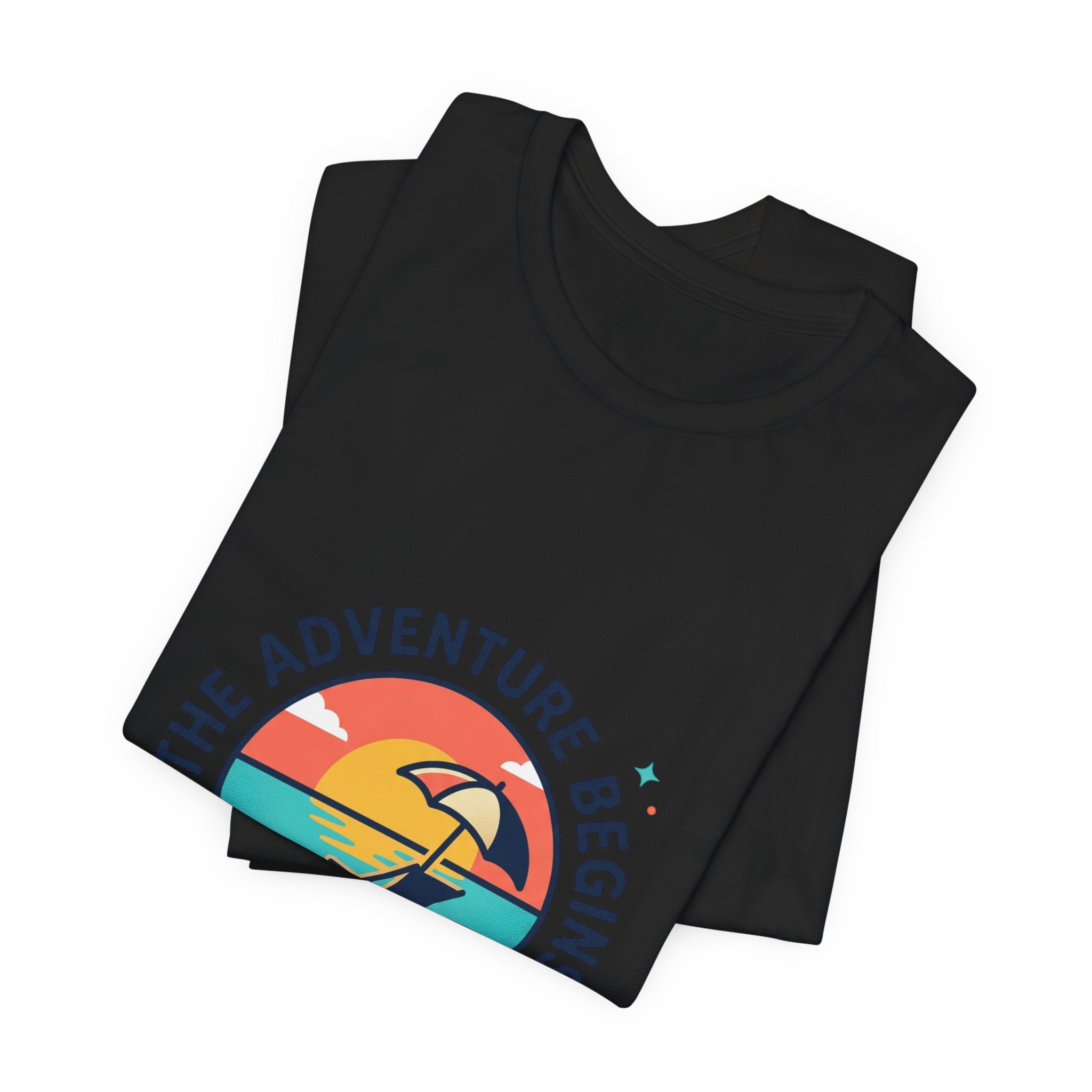 Adventure Begins Retirement Tee | retired, beach life