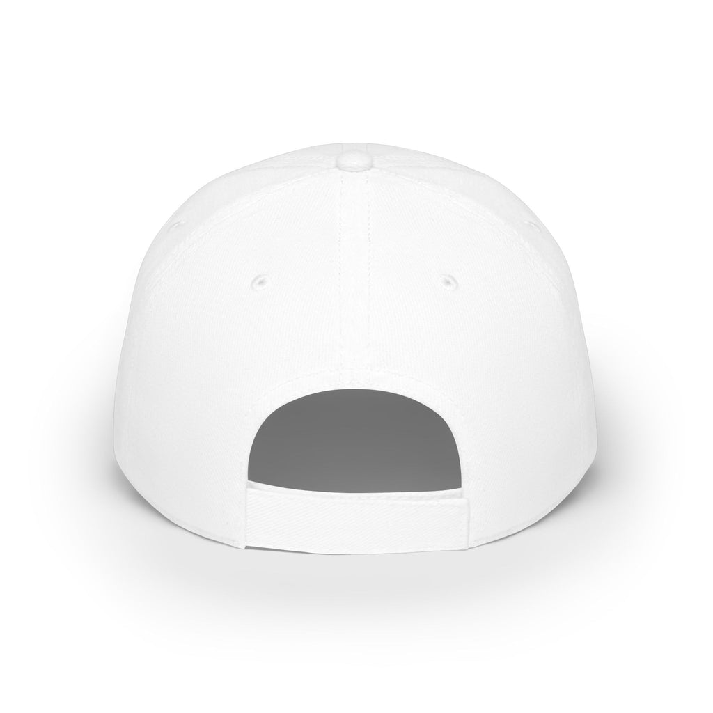 Low Profile Baseball Cap - Retro Sunset Surfing Boat Design