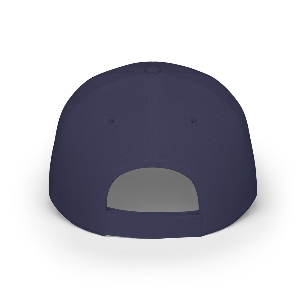 Low Profile Baseball Cap - Retro Sunset Surfing Boat Design