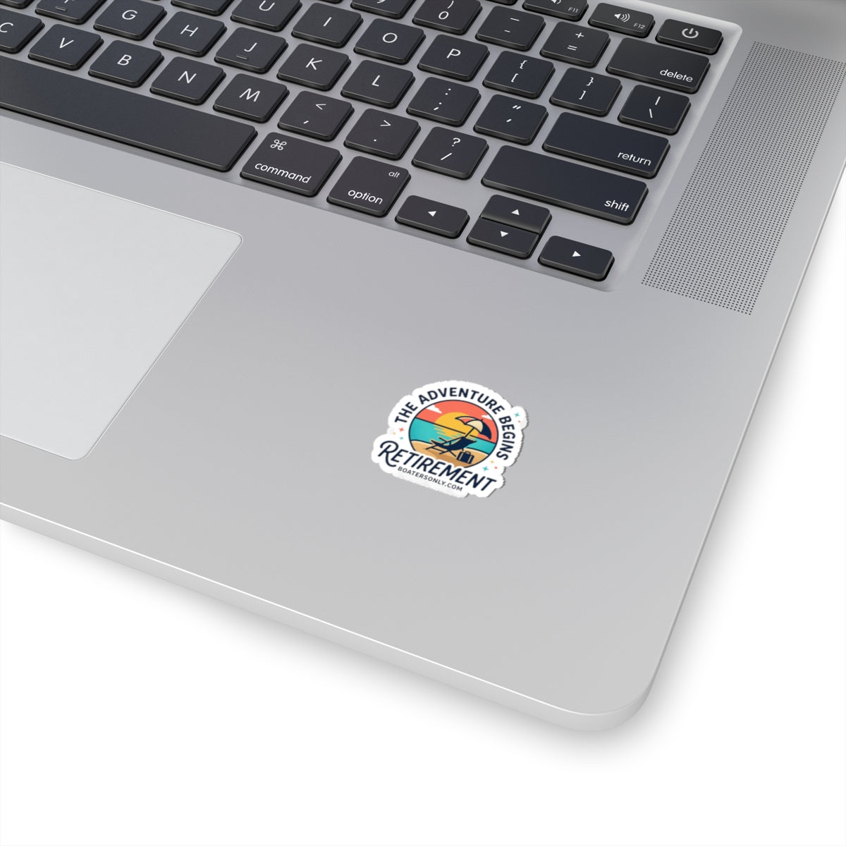 The Adventure Begins Retirement Sticker | Retirement, Beach Life