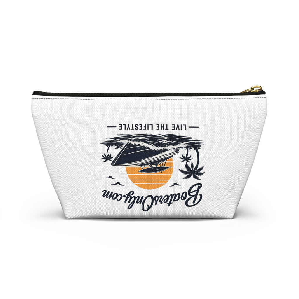 BoatersOnly Boat Life Accessory Pouch — 'Live the Lifestyle' Travel Cosmetic Bag