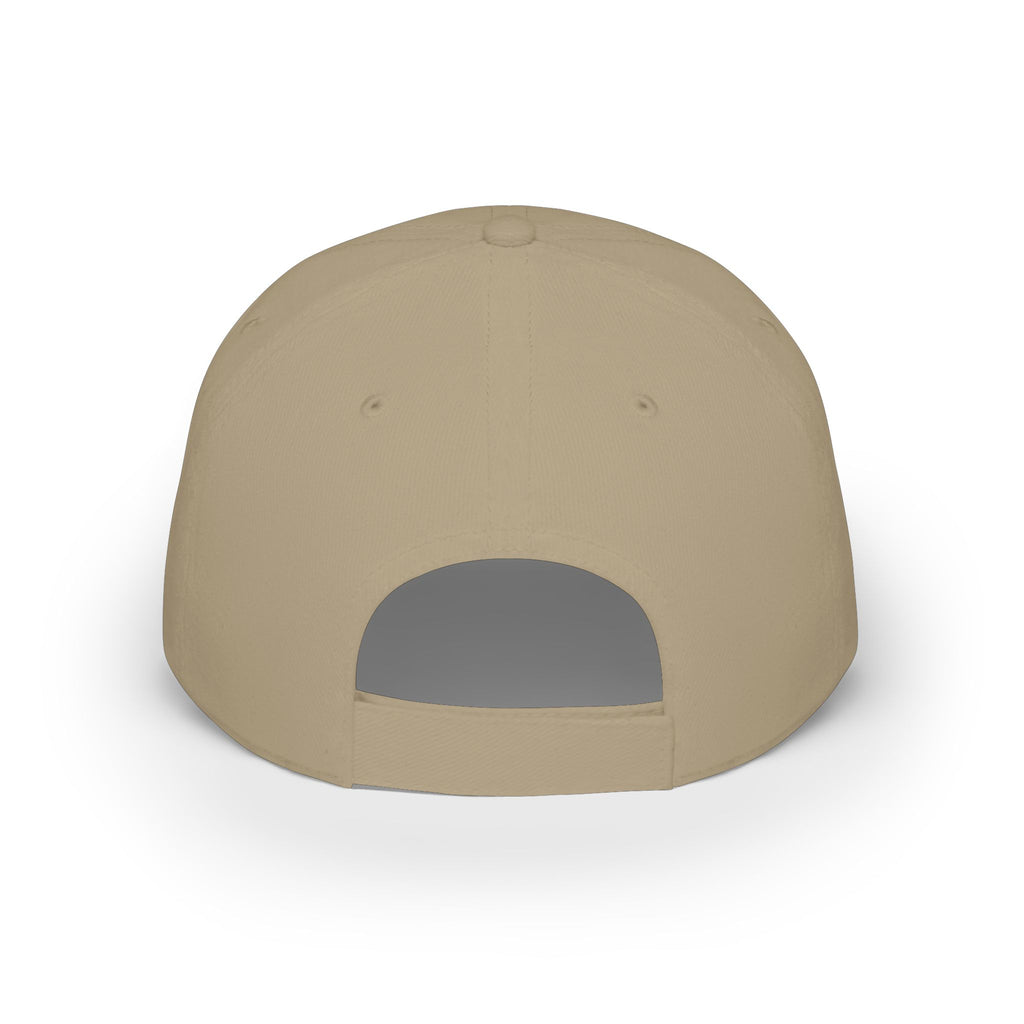 Low Profile Baseball Cap - Retro Sunset Surfing Boat Design