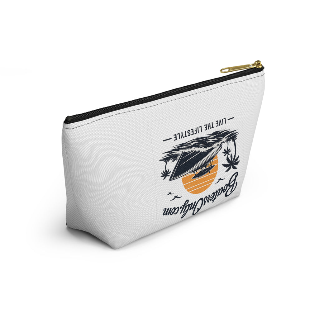 BoatersOnly Boat Life Accessory Pouch — 'Live the Lifestyle' Travel Cosmetic Bag