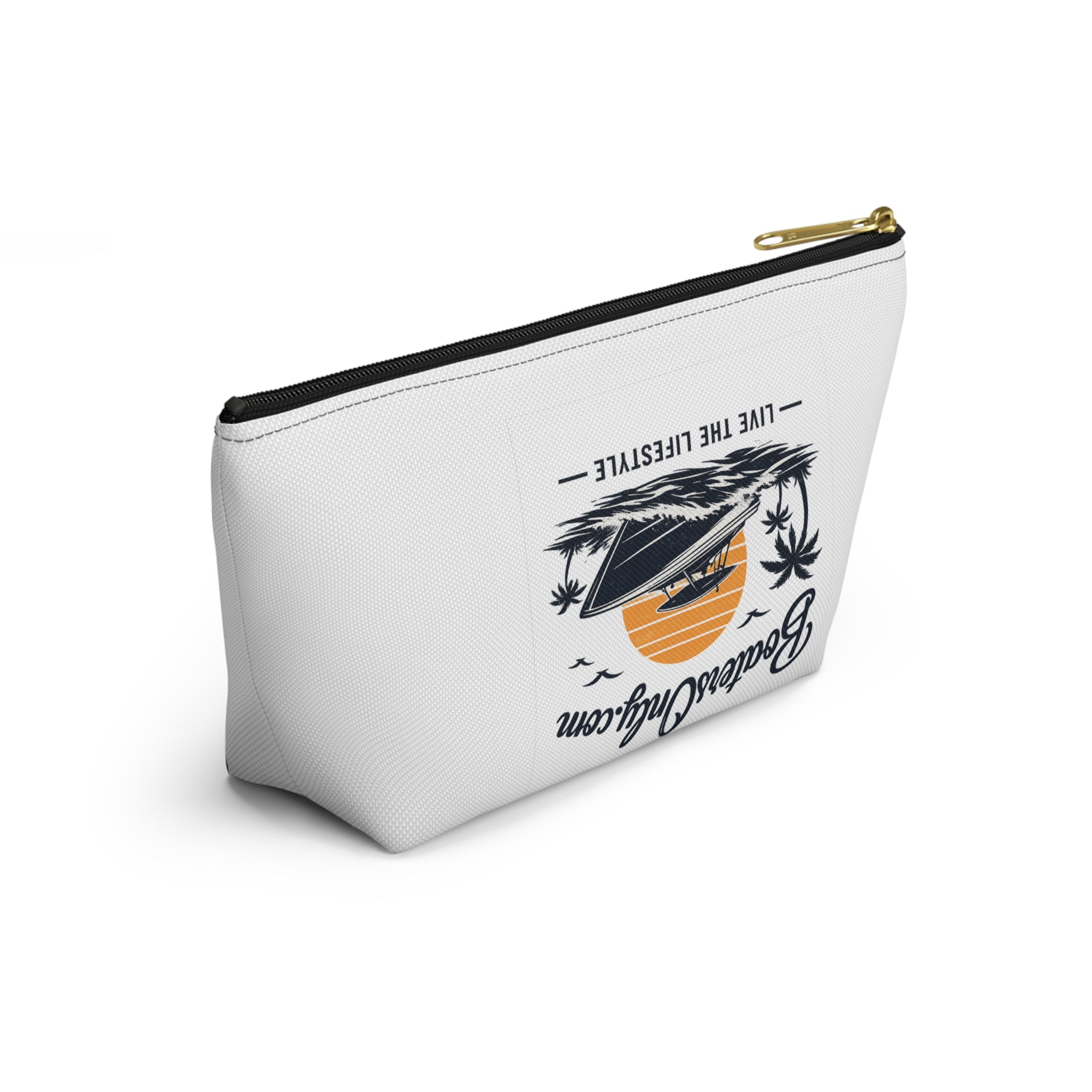 BoatersOnly Boat Life Accessory Pouch — 'Live the Lifestyle' Travel Cosmetic Bag