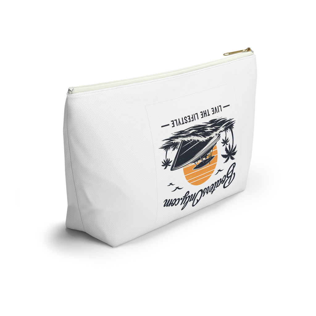 BoatersOnly Boat Life Accessory Pouch — 'Live the Lifestyle' Travel Cosmetic Bag