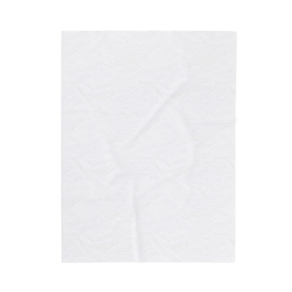 BoatersOnly Anchor Logo Velveteen Plush Blanket — Nautical Anchor Design, Established 2026