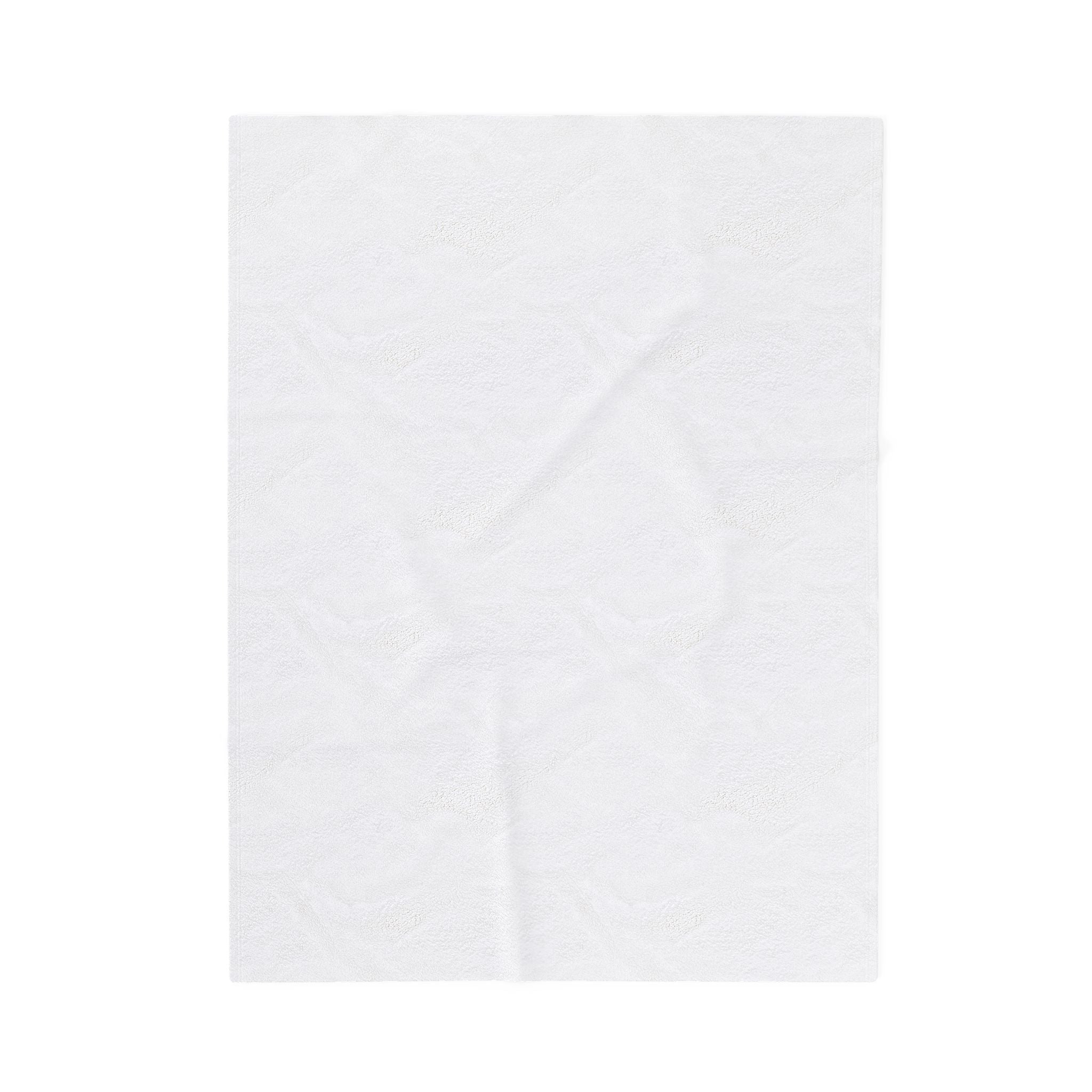 BoatersOnly Anchor Logo Velveteen Plush Blanket — Nautical Anchor Design, Established 2026