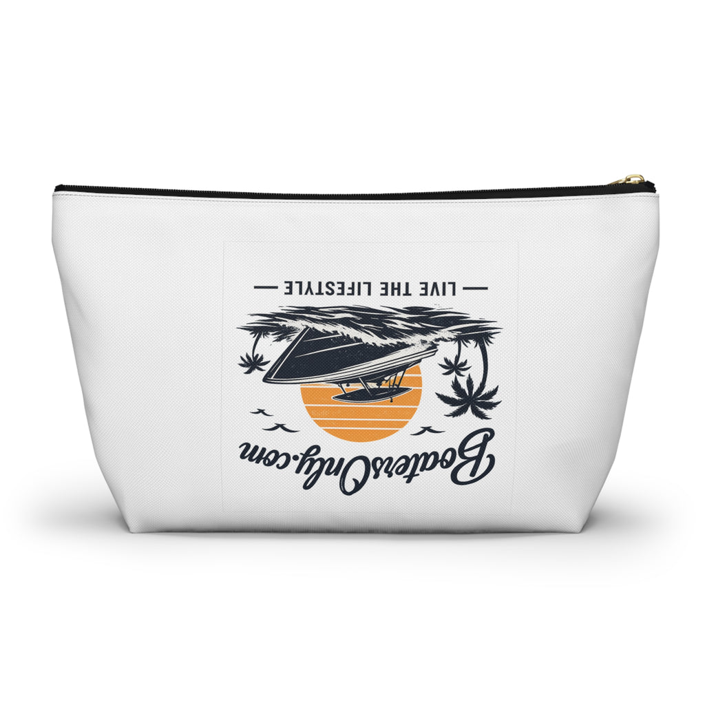BoatersOnly Boat Life Accessory Pouch — 'Live the Lifestyle' Travel Cosmetic Bag