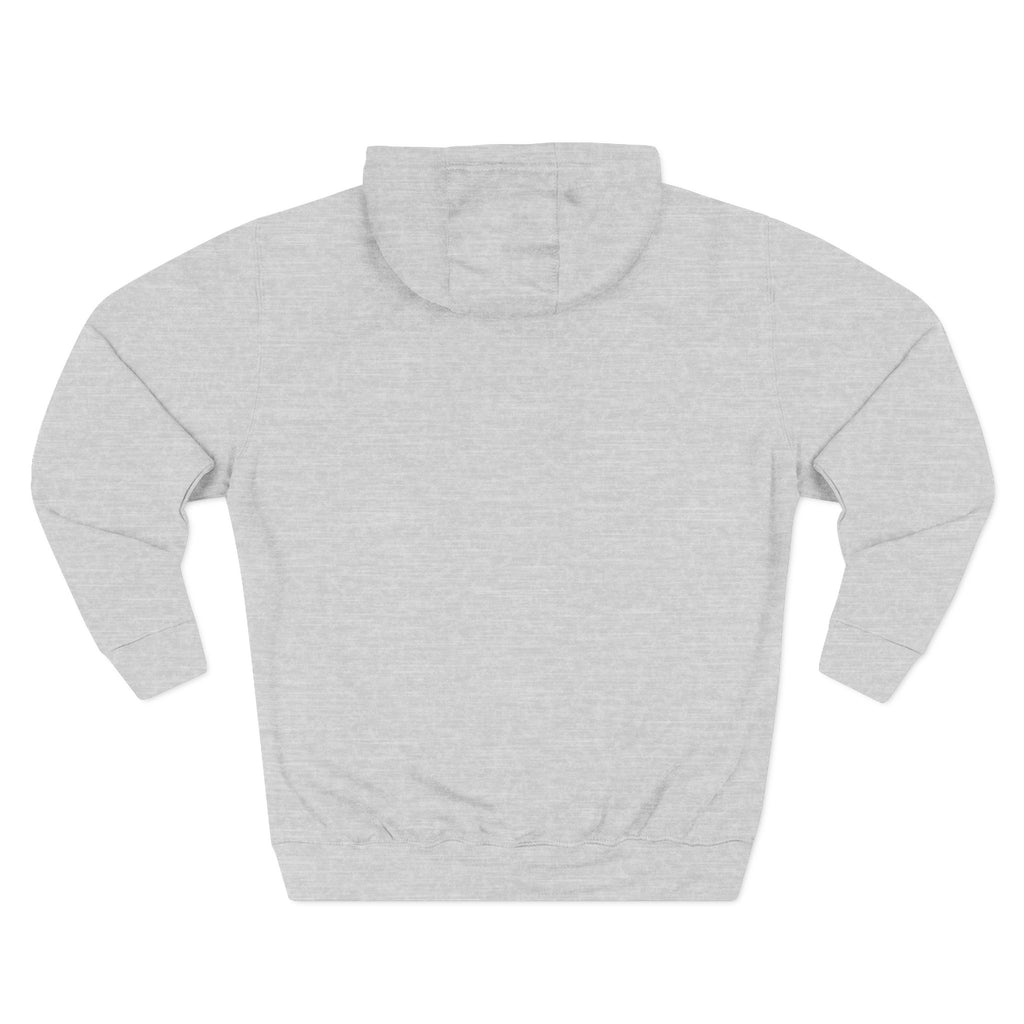 BoatLifestyle Fleece Hoodie — Vintage Sunset Boat Graphic, "Live the Lifestyle"