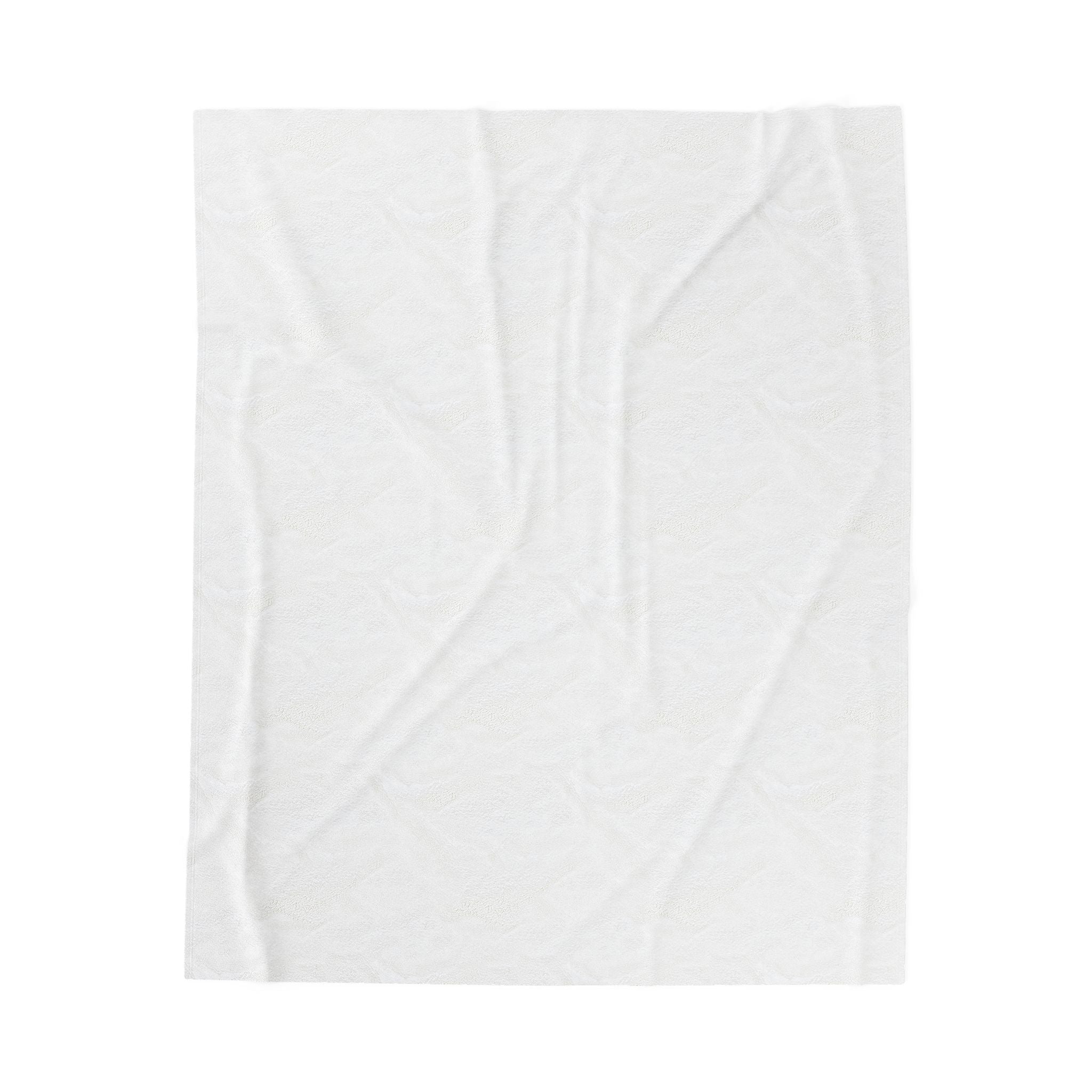 BoatersOnly Anchor Logo Velveteen Plush Blanket — Nautical Anchor Design, Established 2026