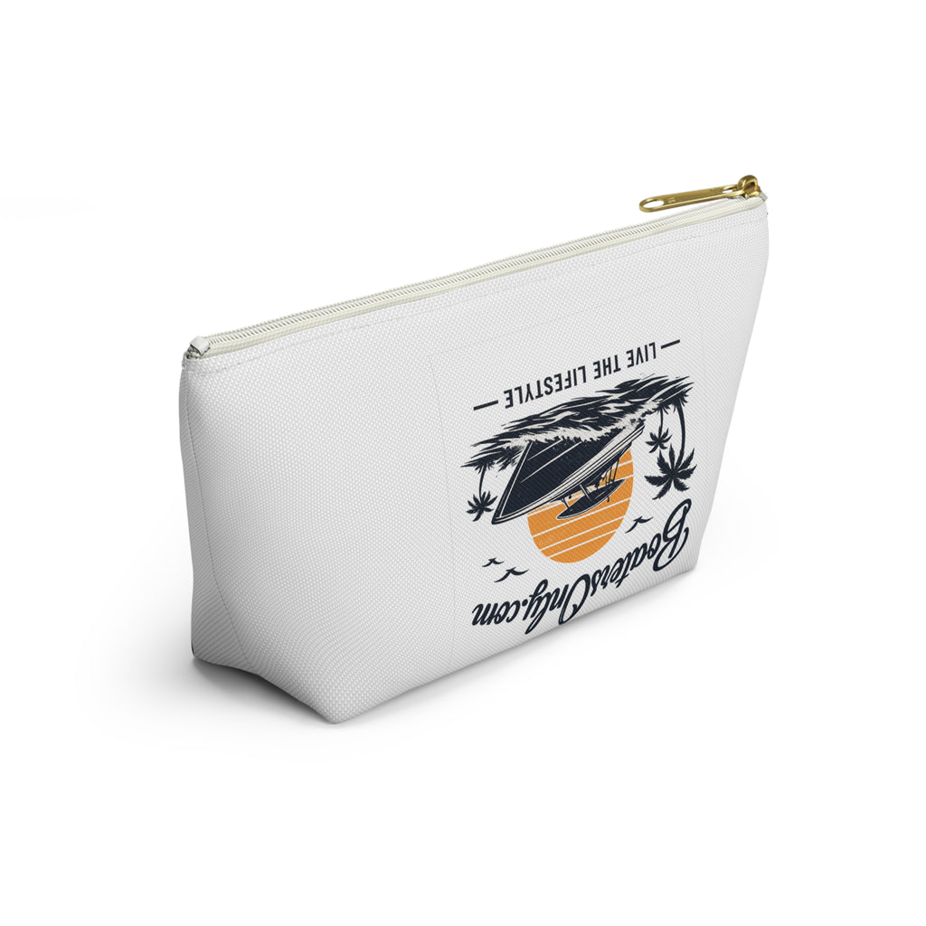 BoatersOnly Boat Life Accessory Pouch — 'Live the Lifestyle' Travel Cosmetic Bag