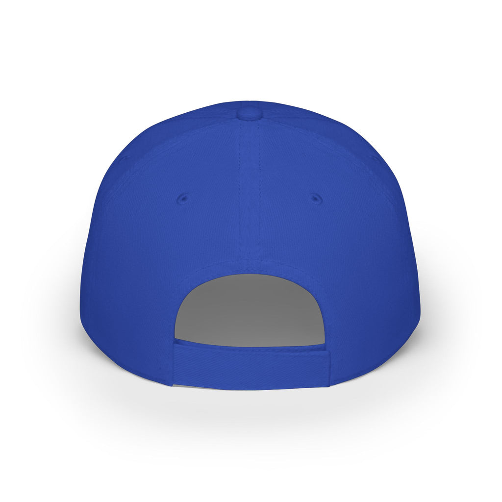 Low Profile Baseball Cap - Retro Sunset Surfing Boat Design