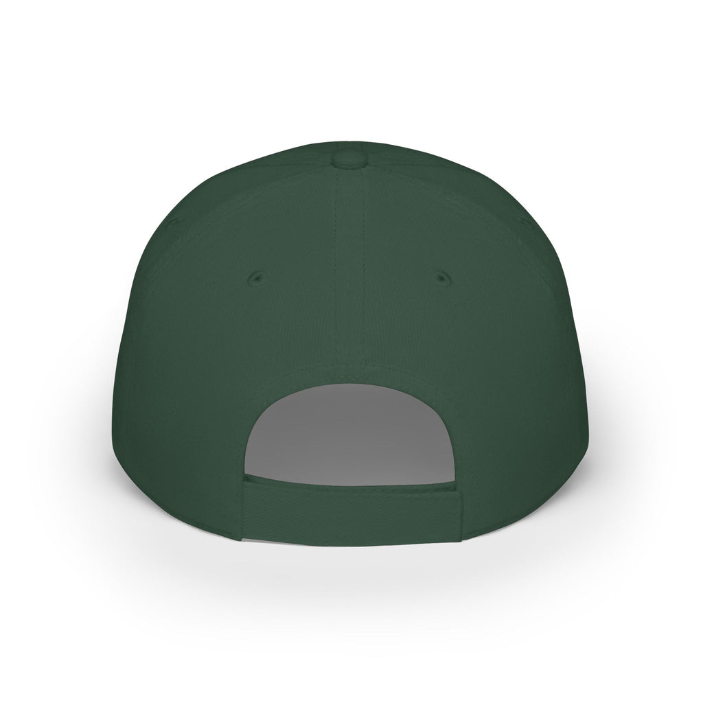 Low Profile Baseball Cap - Retro Sunset Surfing Boat Design