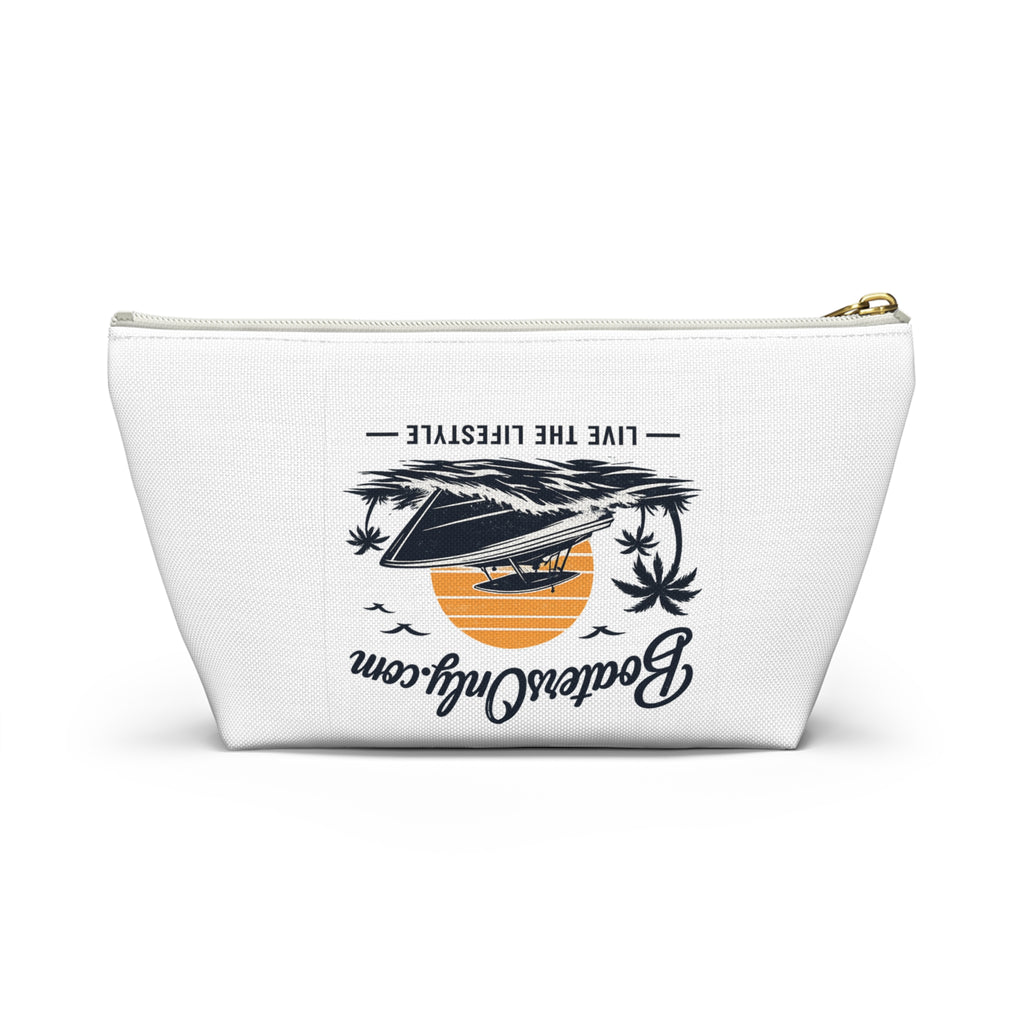 BoatersOnly Boat Life Accessory Pouch — 'Live the Lifestyle' Travel Cosmetic Bag