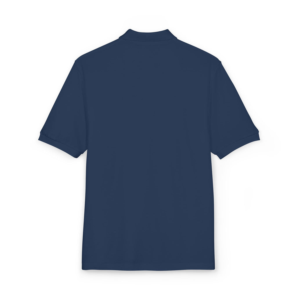 Nautical Anchor Embroidered Polo Shirt