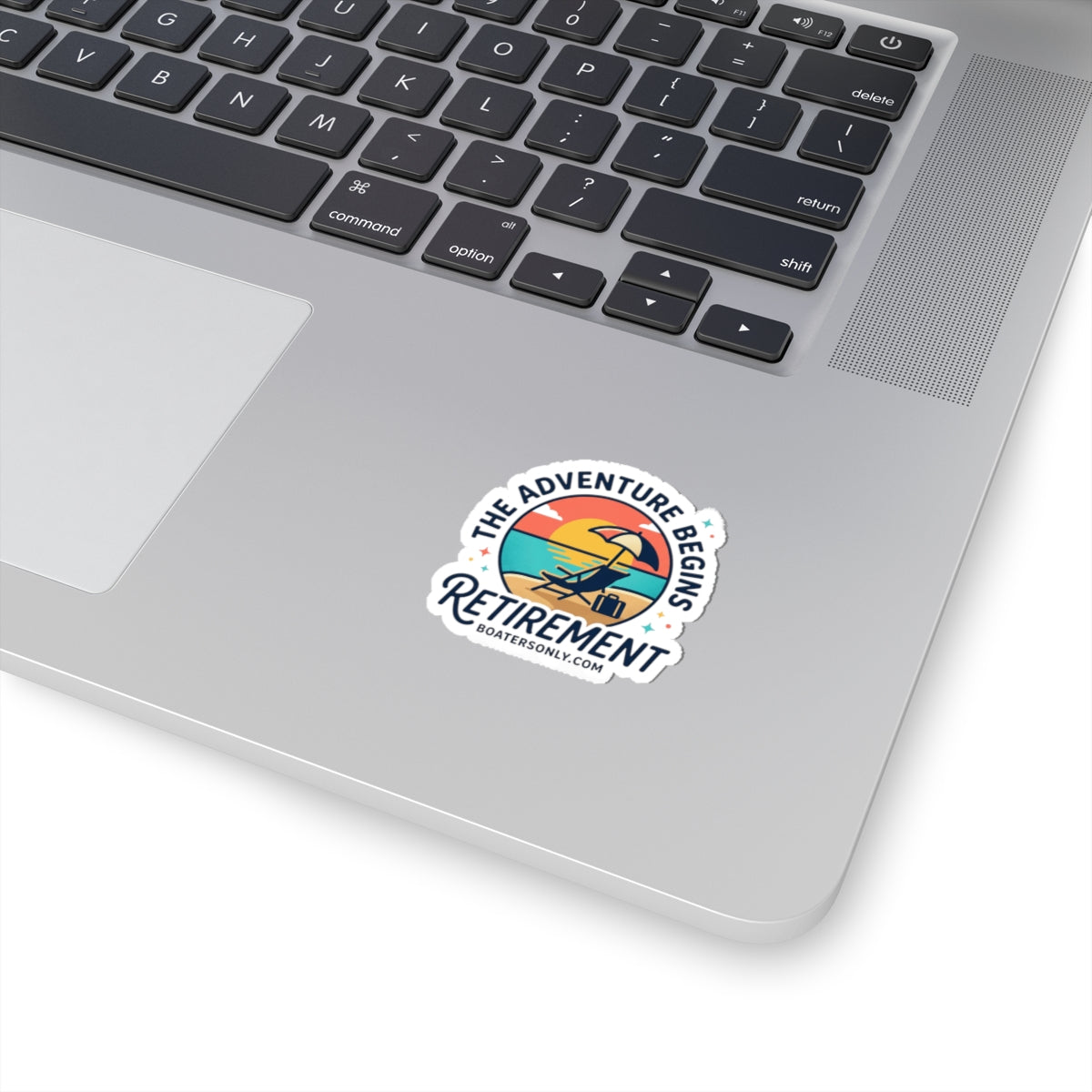 The Adventure Begins Retirement Sticker | Retirement, Beach Life