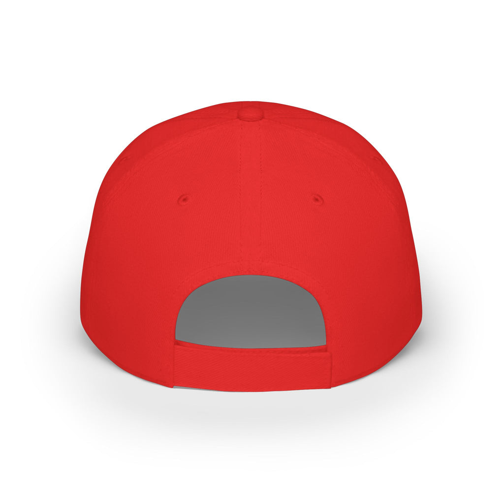 Low Profile Baseball Cap - Retro Sunset Surfing Boat Design