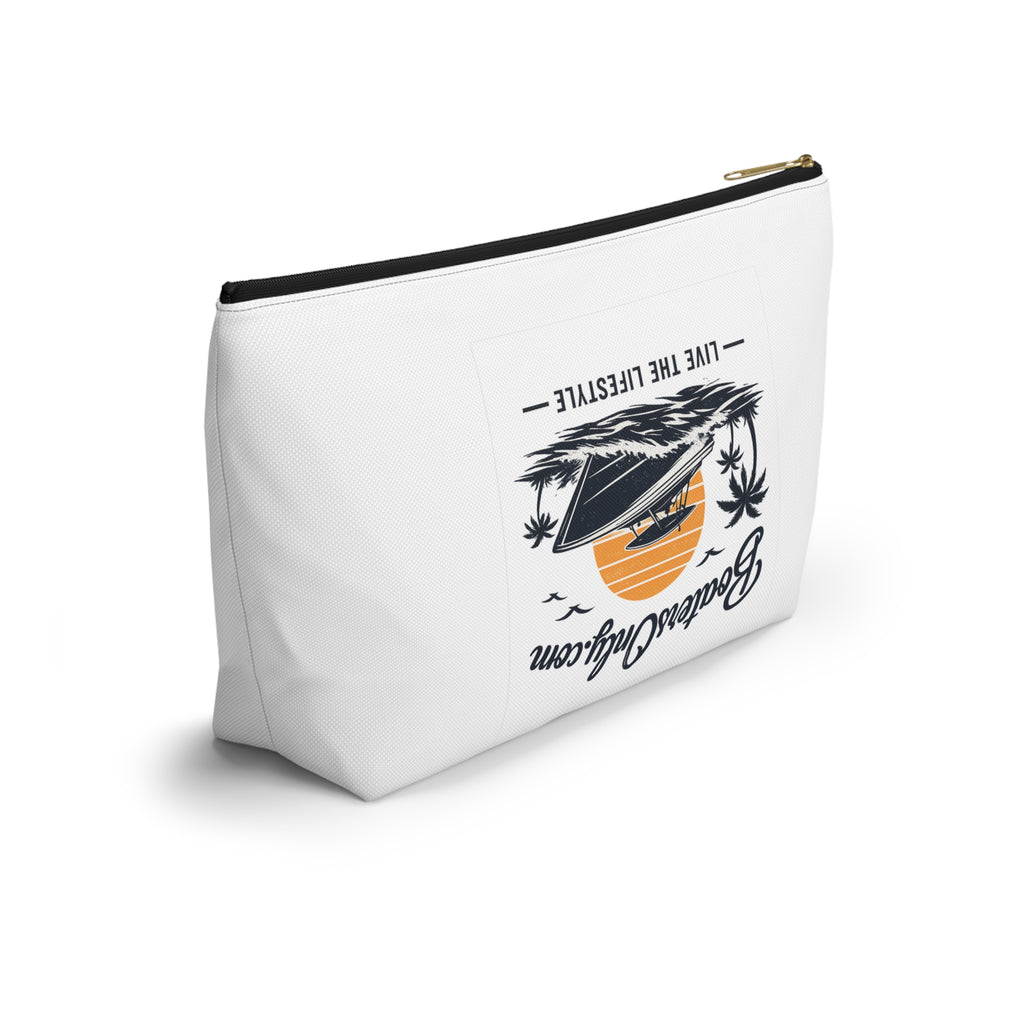 BoatersOnly Boat Life Accessory Pouch — 'Live the Lifestyle' Travel Cosmetic Bag