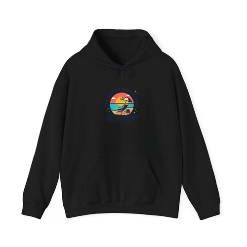Adventure Begins Retirement Hoodie | beach life, travel retired