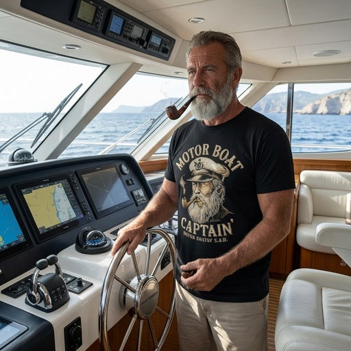 Motor Boatin Captain T-Shirt